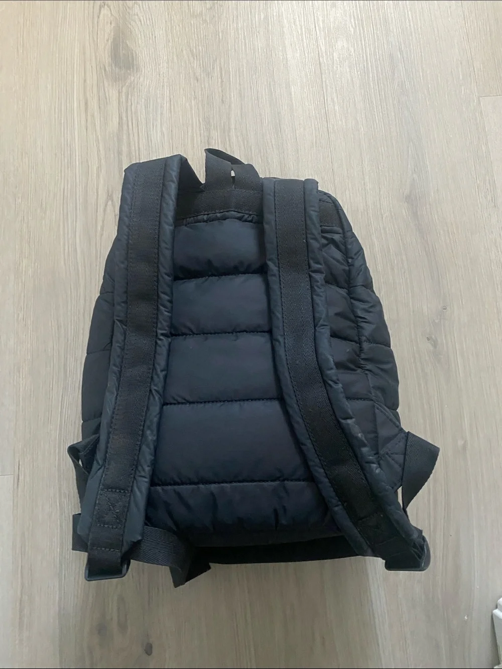 kate spade Black Quilted Mini Backpack with Top Bow Accent